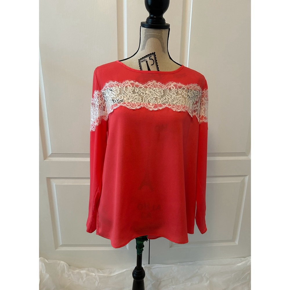Peach blouse NWOT